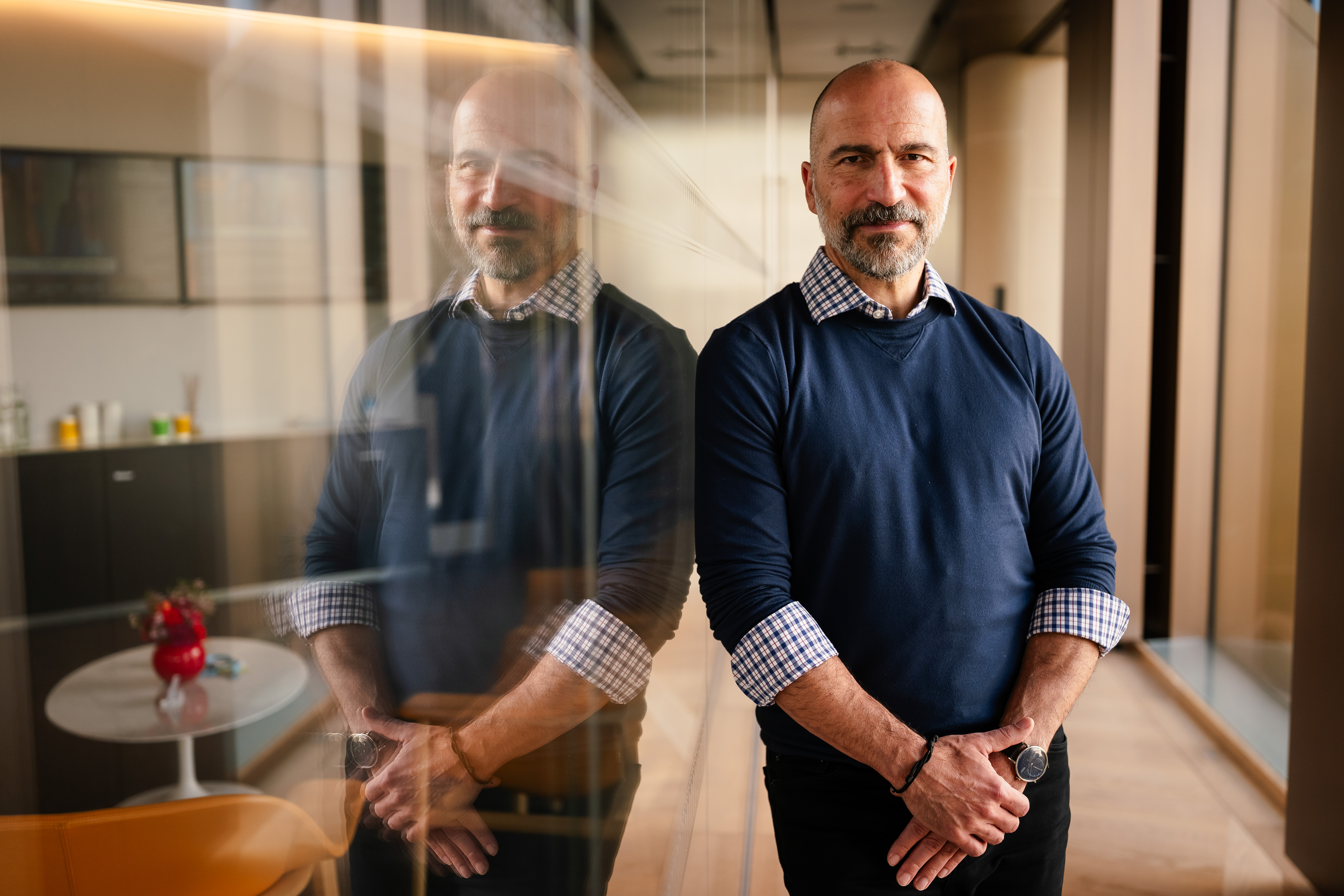 Portrait of Dara Khosrowshahi, CEO of Uber Technologies Inc.