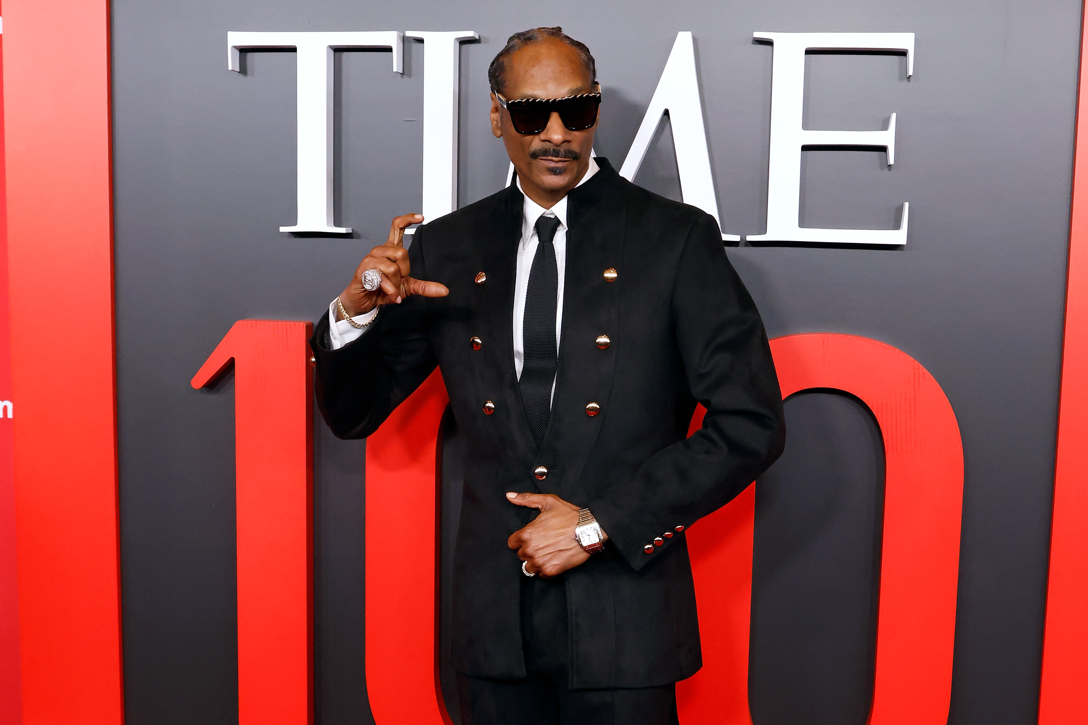 Snoop Dogg at the Time100 Gala.